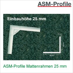 Eingangsmatten Rahmen 25 mm Eingangsmatten Rahmen 25 mm