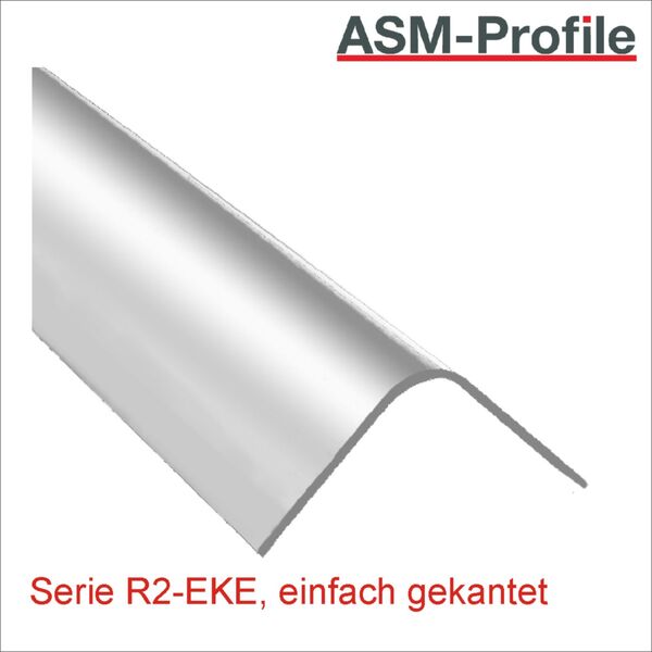 Eckschutzprofile als L-Winkel mit Radius 25 mm