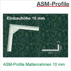 Eingangsmatten Rahmen 10 mm