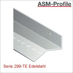 Dehnfugenprofile hier als Abdeckprofil Serie 299-TE-80 bis 299-TE-150