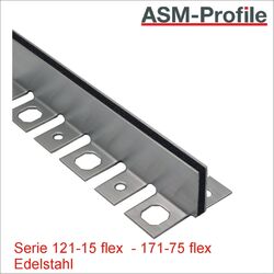 Titel Bild Dehnfugenprofile Serie 121-15 flex bis 171-75 flex