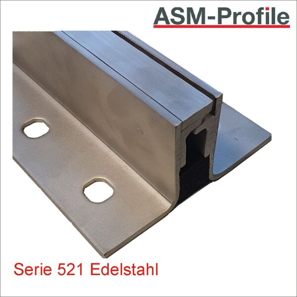 Edelstahl-Voll Schwerlastprofil 521