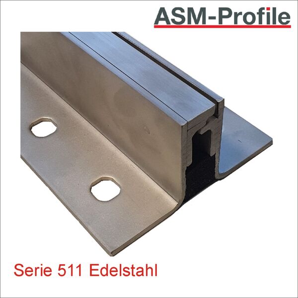 Edelstahl-Voll Schwerlastprofil 511