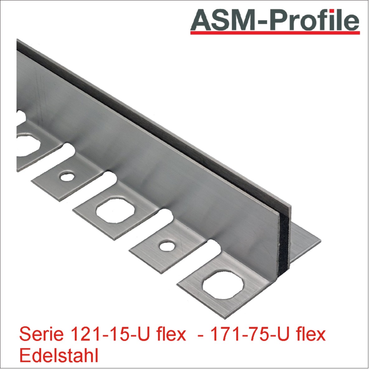 Schwundfugenprofile aus Edelstahl als Terrazzoprofile
